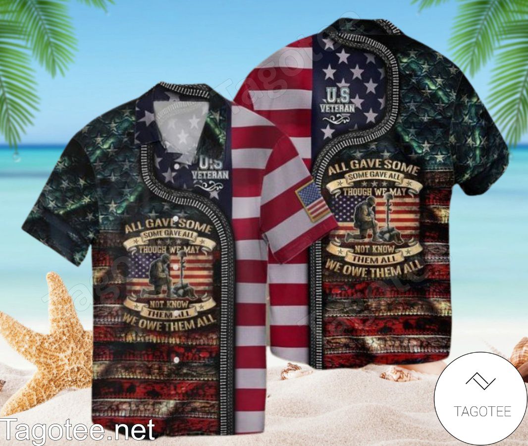 4th Of July Independence Day Memorial Day All Gave Some Owe Owe Them All Hawaiian Shirt