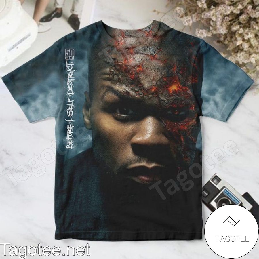 50 Cent Before I Self Destruct Album Cover Shirt