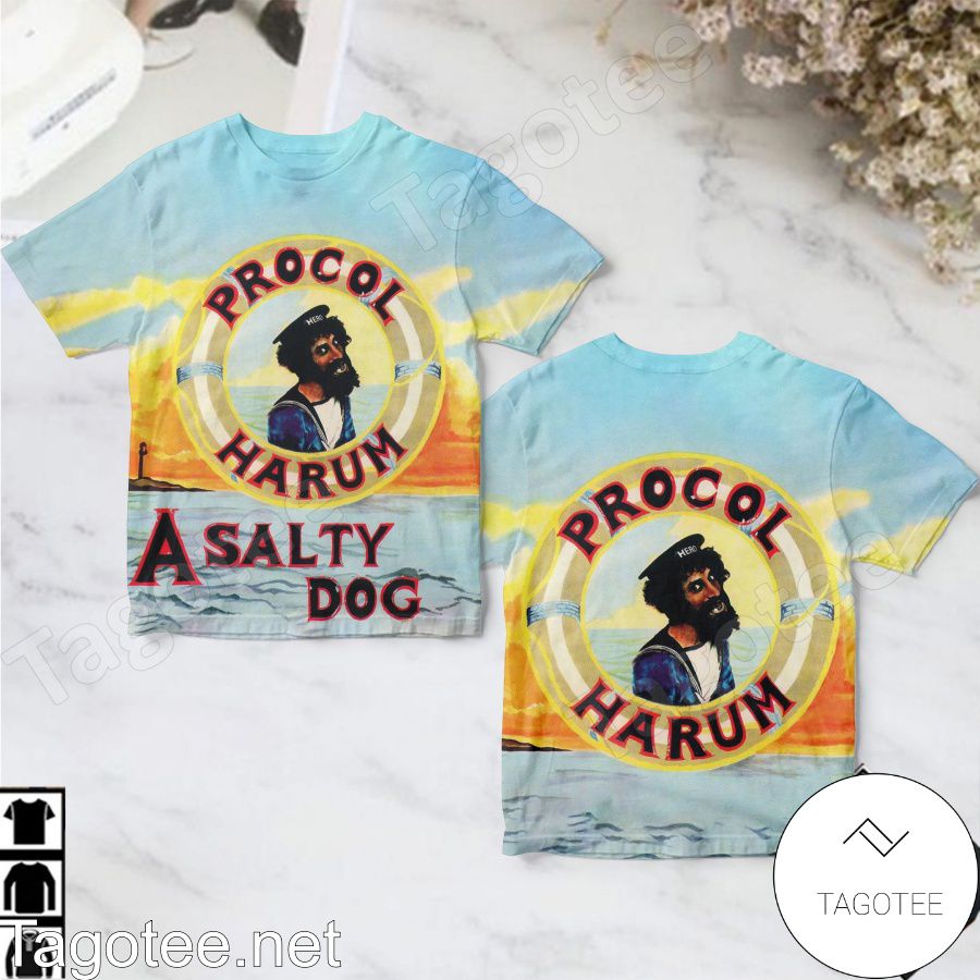 A Salty Dog Album Cover Procol Harum Shirt
