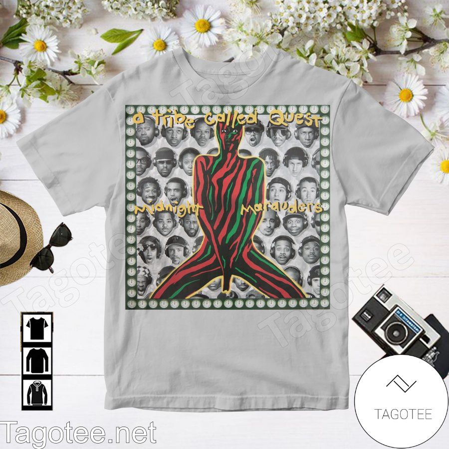 A Tribe Called Quest Midnight Marauders Album Cover Grey Shirt