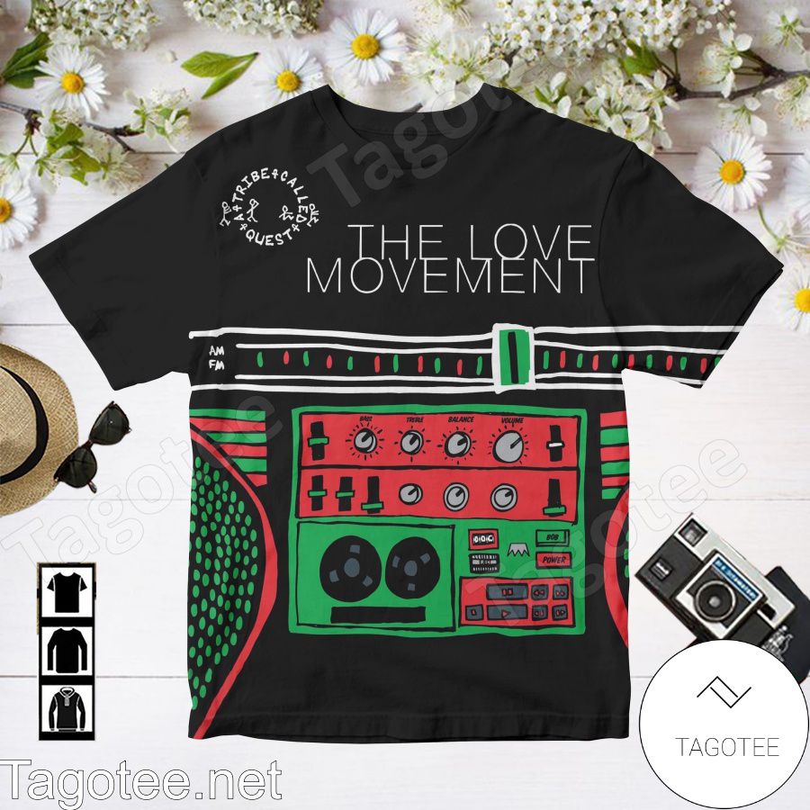 A Tribe Called Quest The Love Movement Album Cover Black Shirt