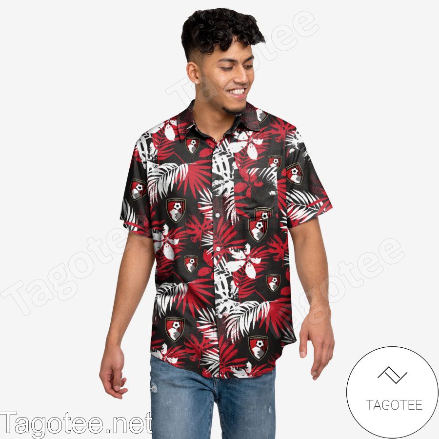 AFC Bournemouth FC Floral Hawaiian Shirt