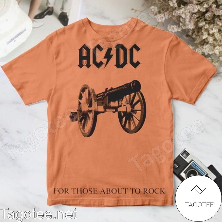 Ac Dc For Those About To Rock Album Cover Shirt