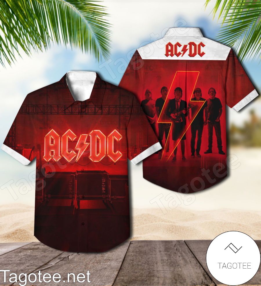 Ac Dc Power Up Album Cover Hawaiian Shirt