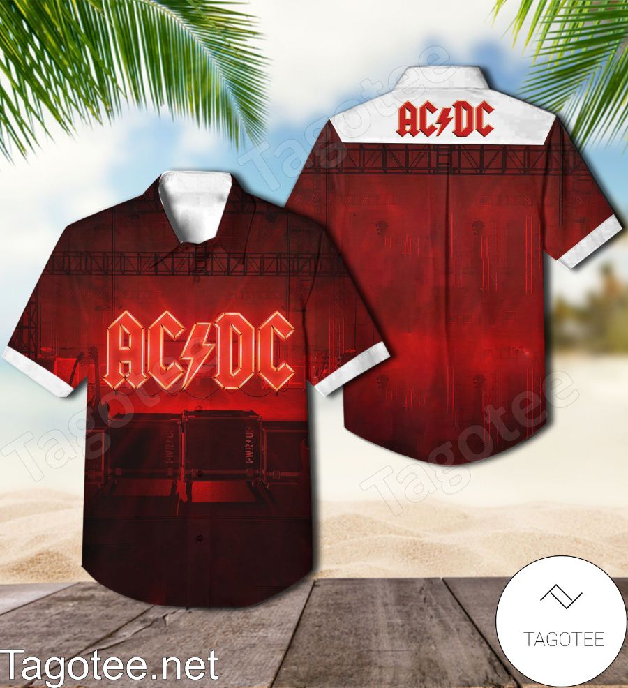 Ac Dc Power Up Album Cover Style 2 Hawaiian Shirt