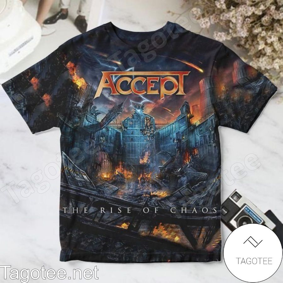 Accept The Rise Of Chaos Album Cover Shirt