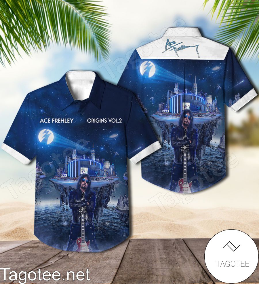 Ace Frehley Origins Vol. 2 Album Cover Hawaiian Shirt