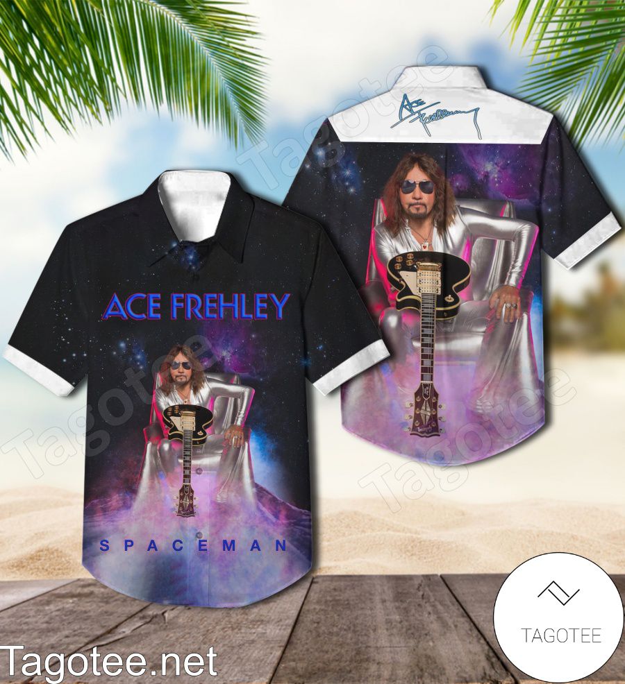 Ace Frehley Spaceman Album Cover Hawaiian Shirt