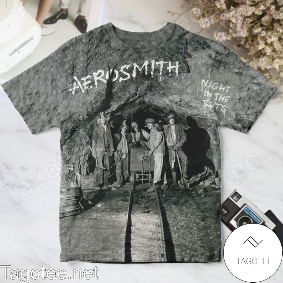 Aerosmith Night In The Ruts Album Cover Shirt