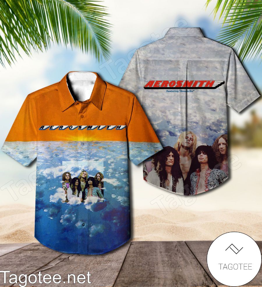Aerosmith The Debut Studio Album Cover Hawaiian Shirt