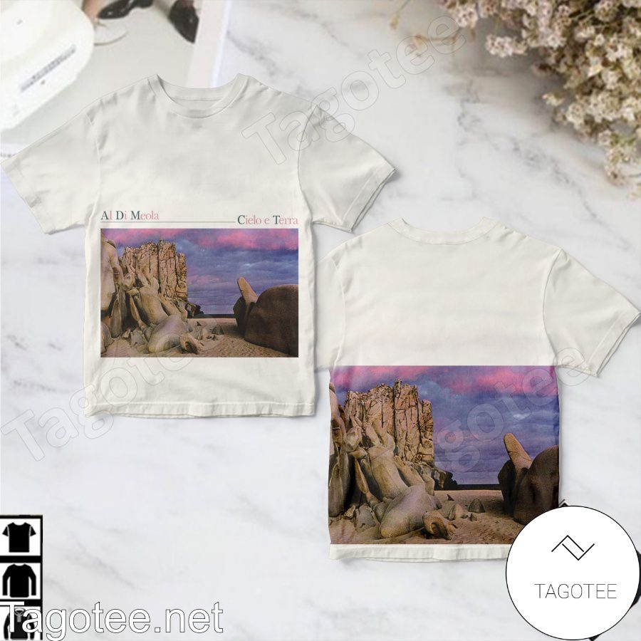 Al Di Meola Cielo E Terra Album Cover White Shirt