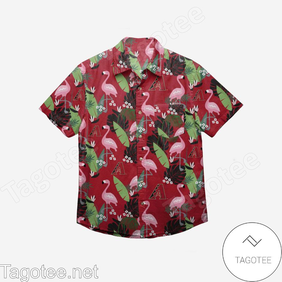 Arizona Diamondbacks Floral Hawaiian Shirt a