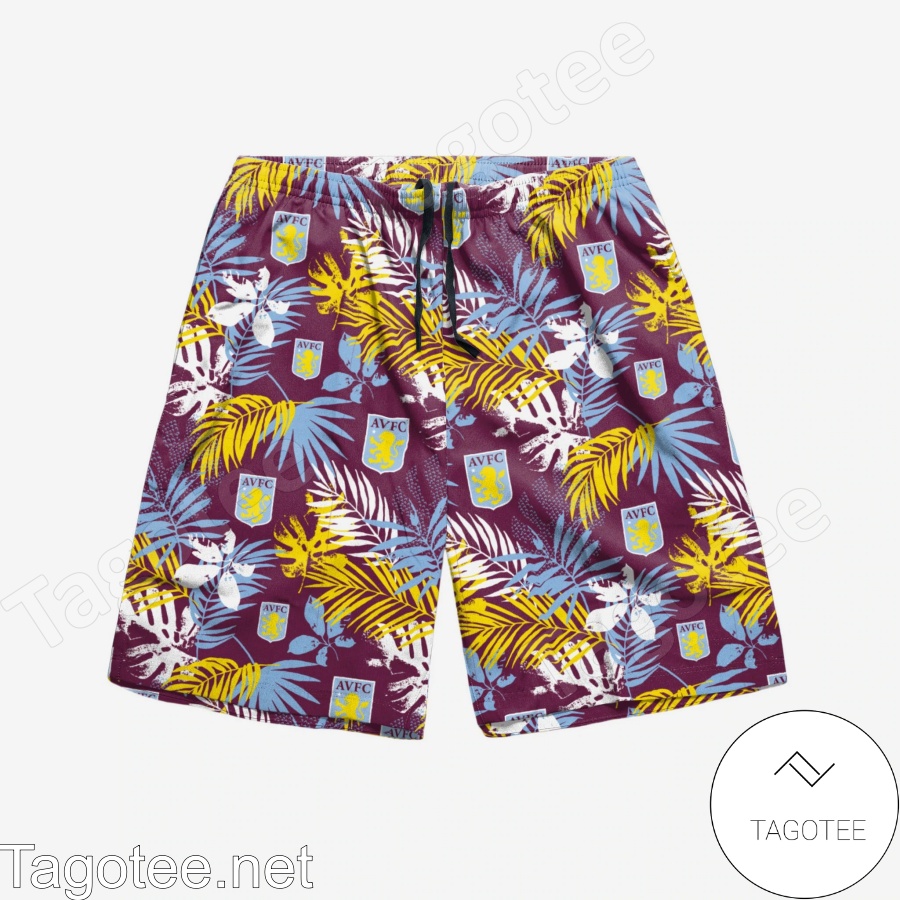 Aston Villa FC Floral x Beach Shorts