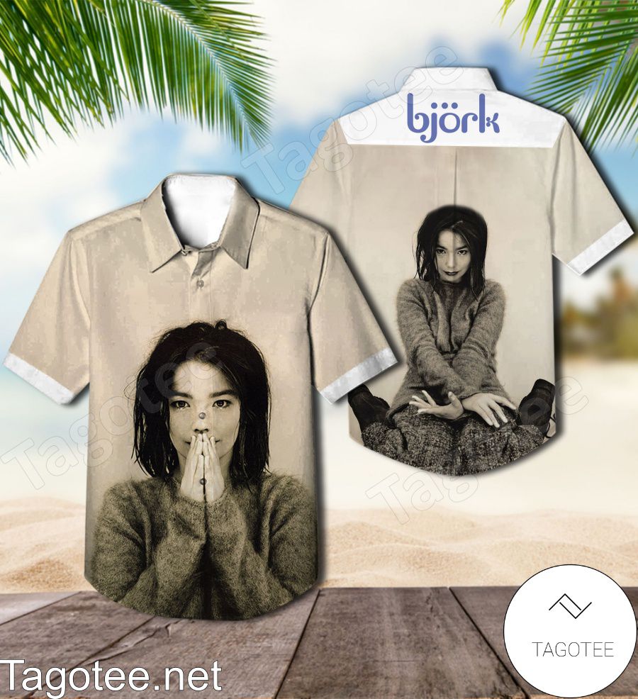 Björk Debut Album Cover Hawaiian Shirt