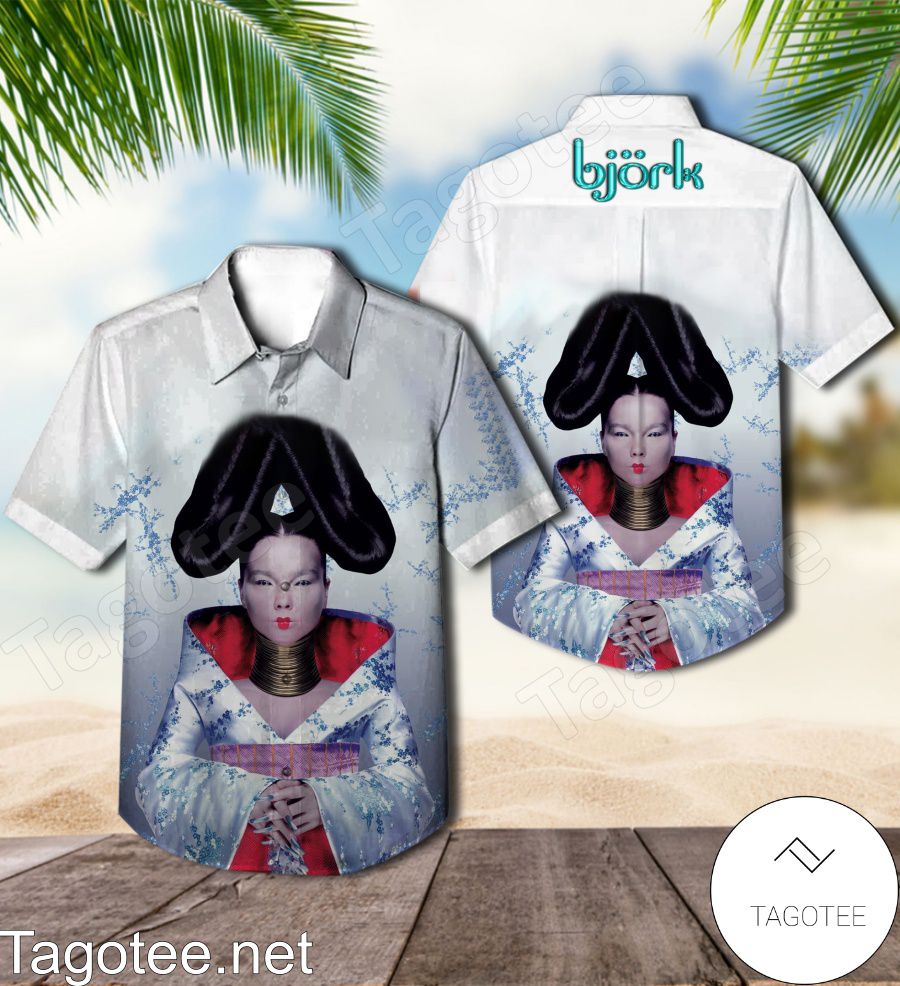 Björk Homogenic Album Cover Hawaiian Shirt