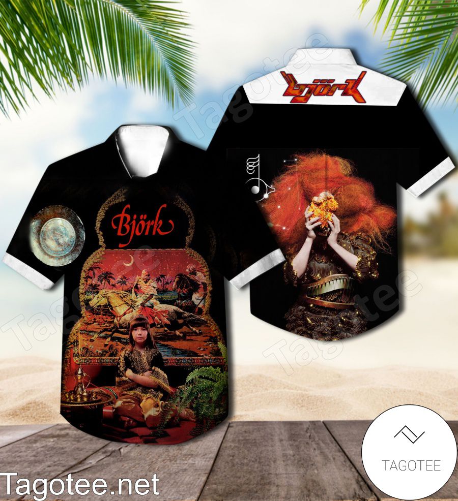 Björk Self Titled Album Cover Hawaiian Shirt