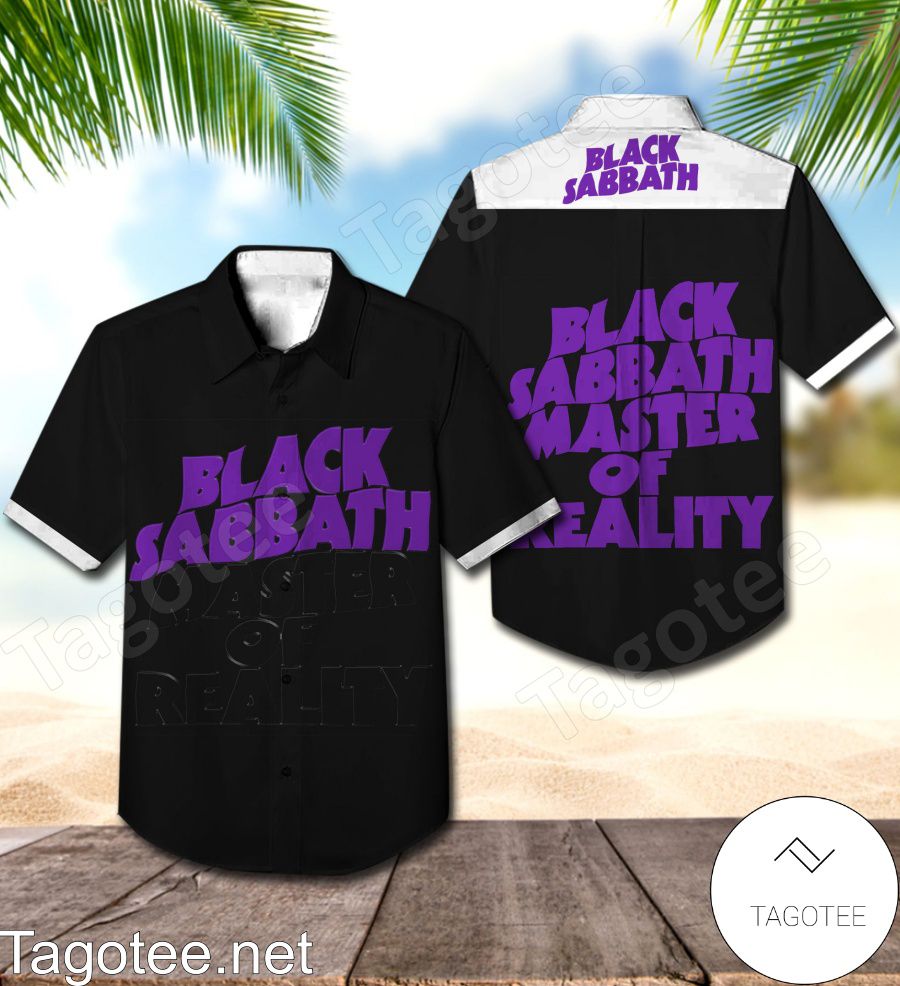 Black Sabbath Master Of Reality Album Cover Hawaiian Shirt
