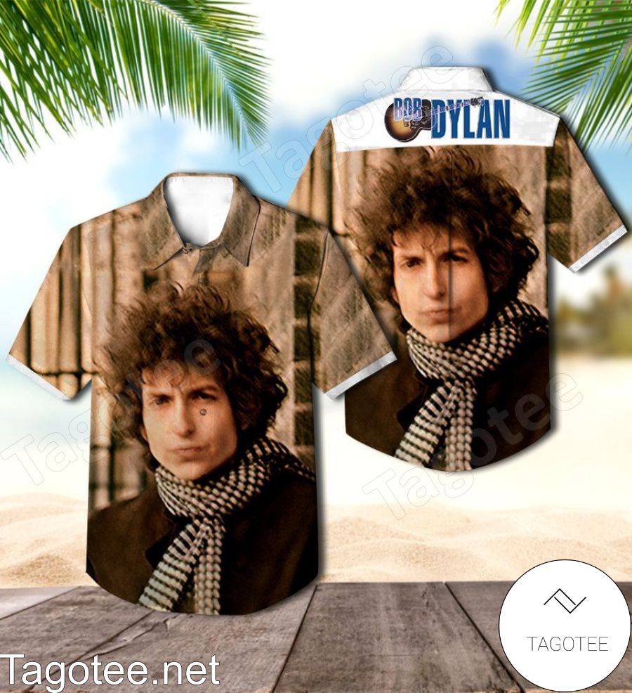 Bob Dylan Blonde On Blonde Album Cover Hawaiian Shirt