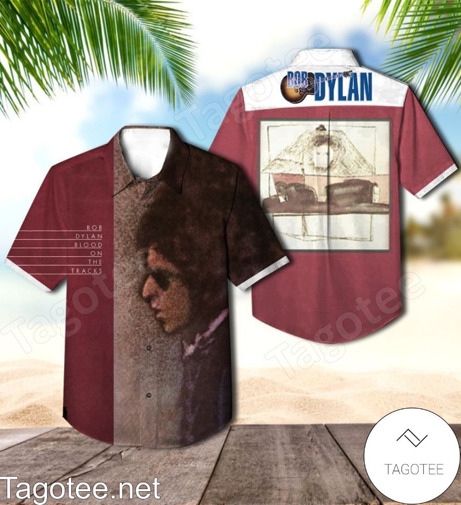 Bob Dylan Blood On The Tracks Album Hawaiian Shirt