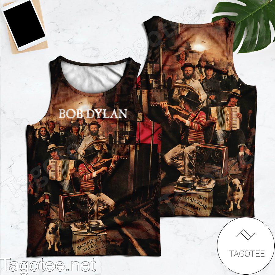 Bob Dylan The Basement Tapes Album Cover Tank Top