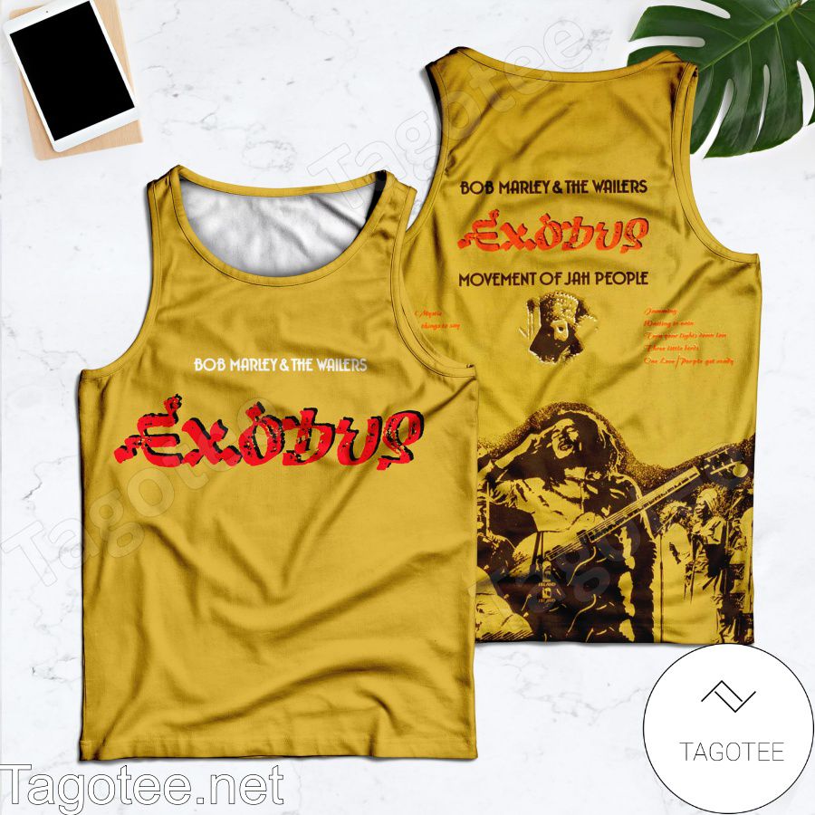 Bob Marley And The Wailers Exodus Album Cover Tank Top
