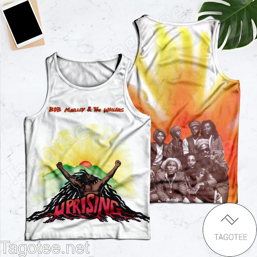 Bob Marley And The Wailers Uprising Album Cover Tank Top