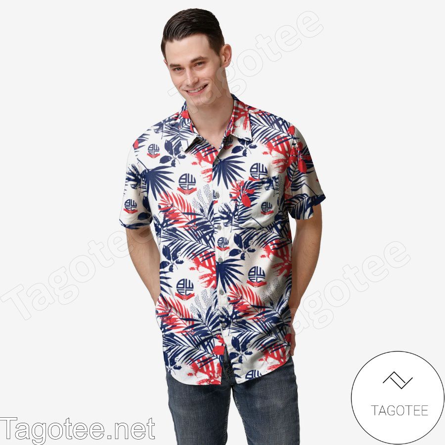 Bolton Wanderers FC Floral Hawaiian Shirt