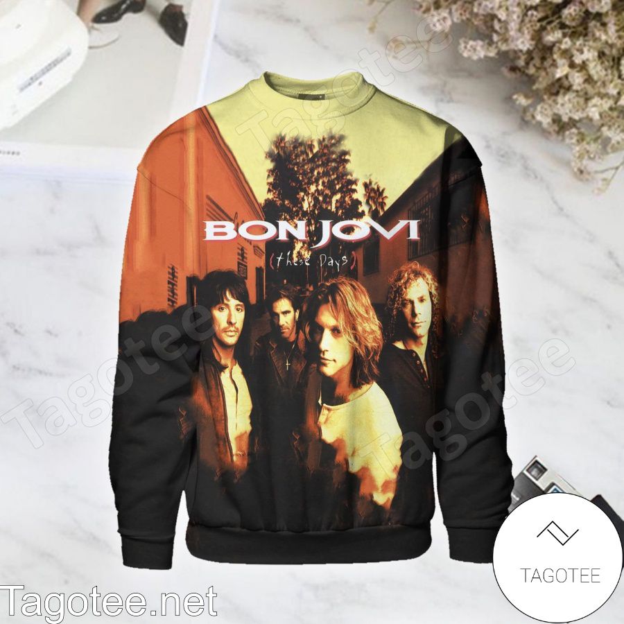 Bon Jovi These Days Album Cover Long Sleeve Shirt