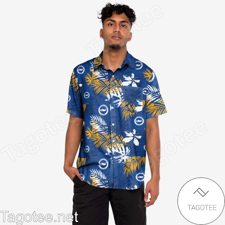 Brighton & Hove Albion FC Floral Hawaiian Shirt