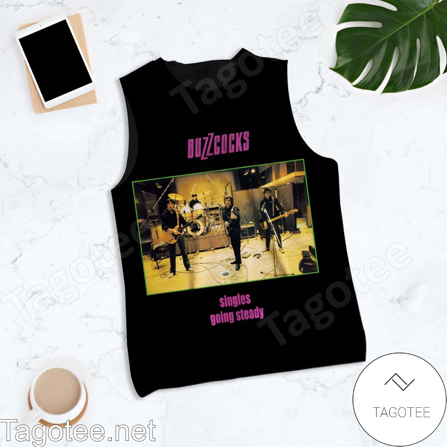 Buzzcocks Singles Going Steady Compilation Album Cover Tank Top