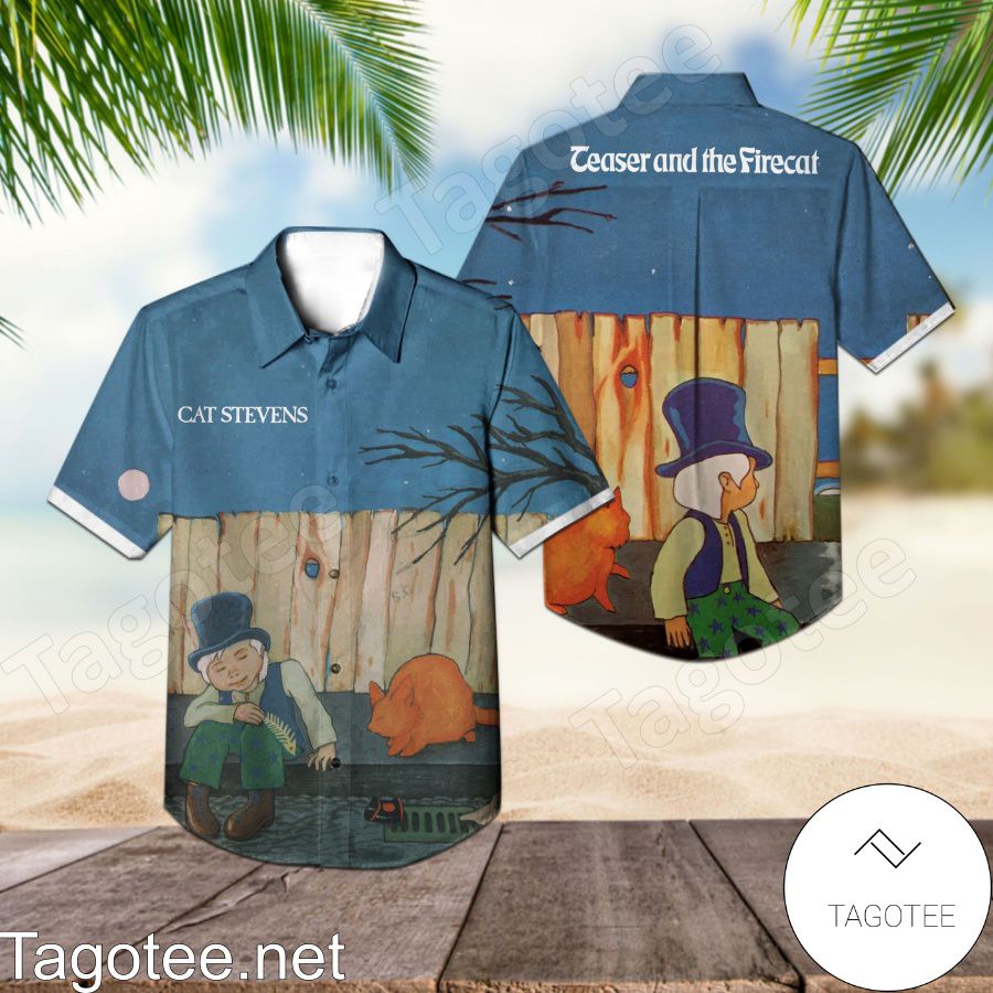 Cat Stevens Teaser And The Firecat Album Cover Hawaiian Shirt