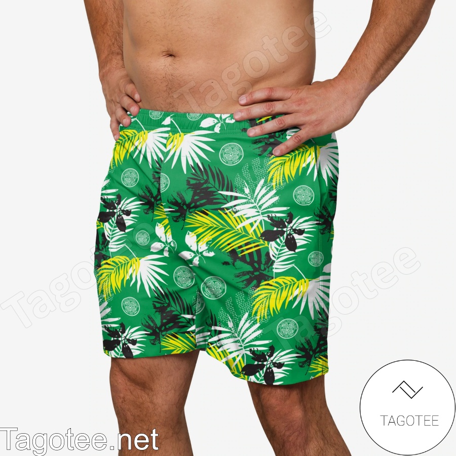Celtic FC Floral Beach Shorts