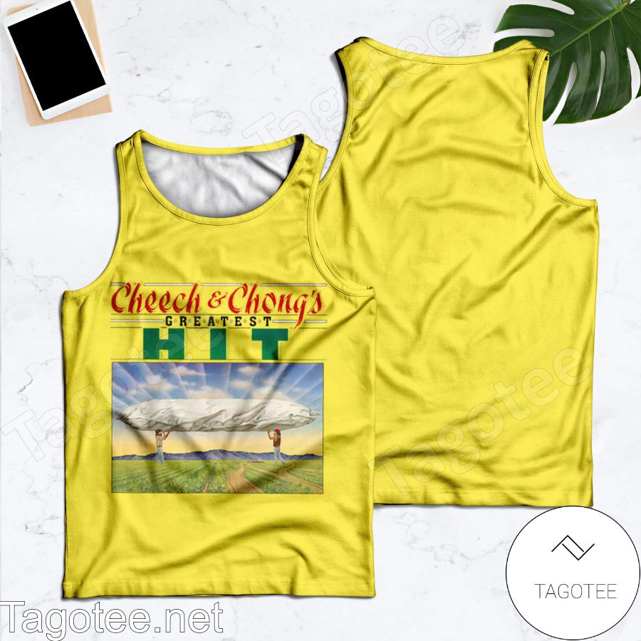 Cheech And Chong's Greatest Hits Album Cover Tank Top