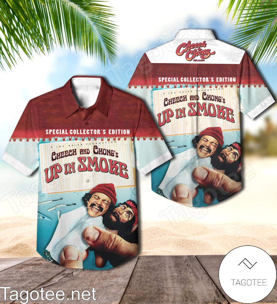 Cheech And Chong's Up In Smoke Special Collector's Edition Hawaiian Shirt