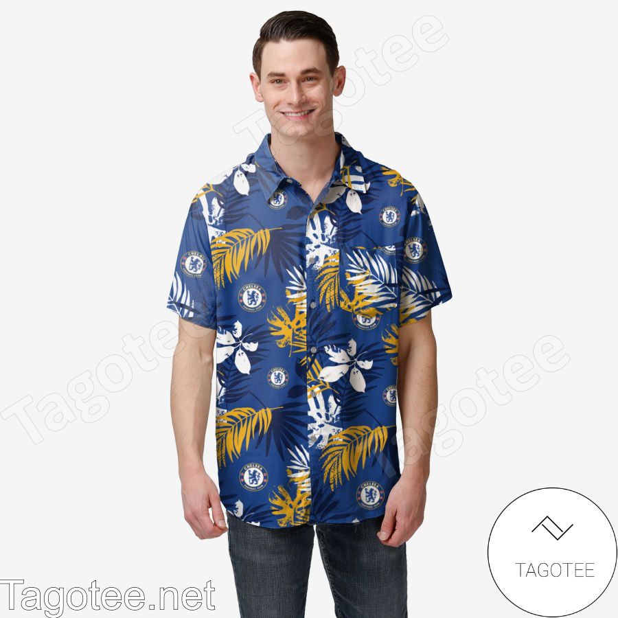 Chelsea FC Floral Hawaiian Shirt