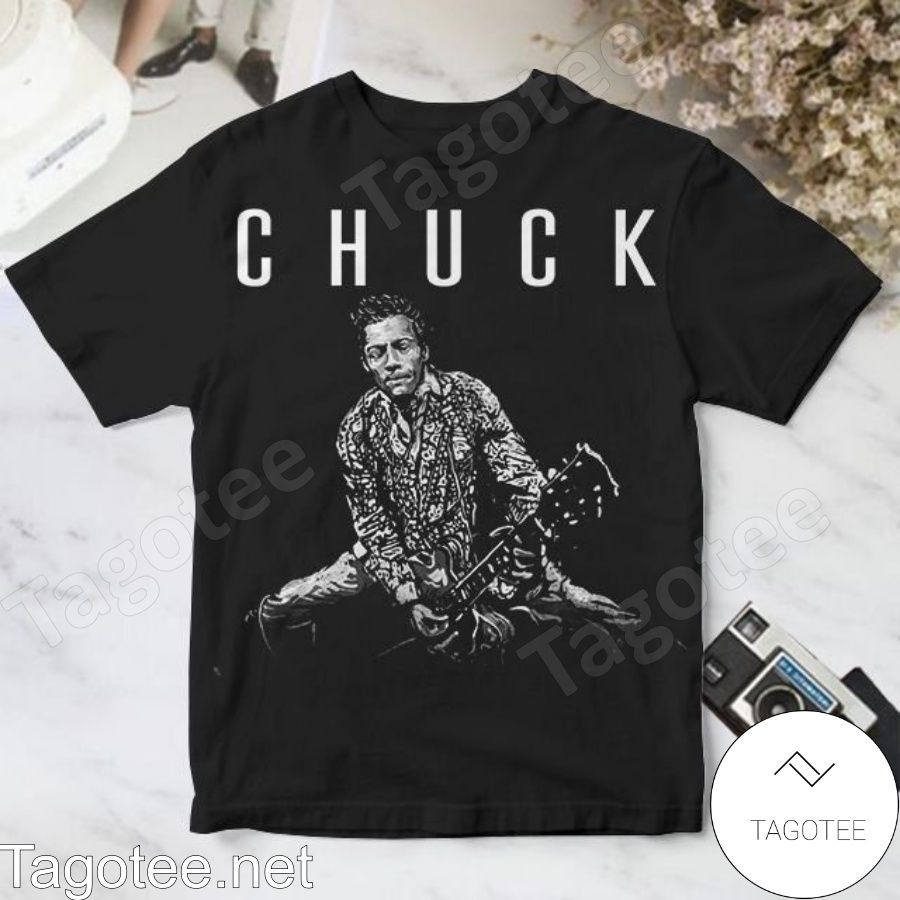 Chuck Berry Chuck Album Cover Black Shirt