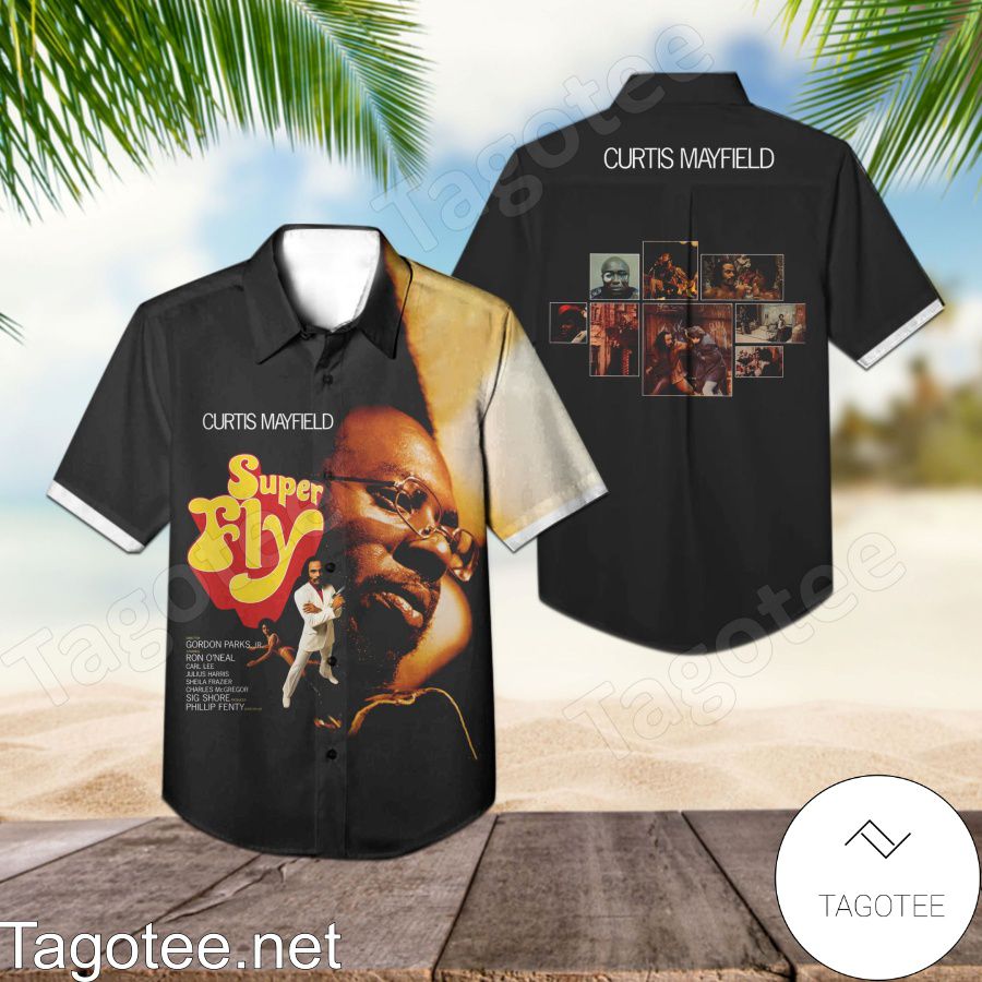Curtis Mayfield Super Fly Album Cover Style 2 Hawaiian Shirt