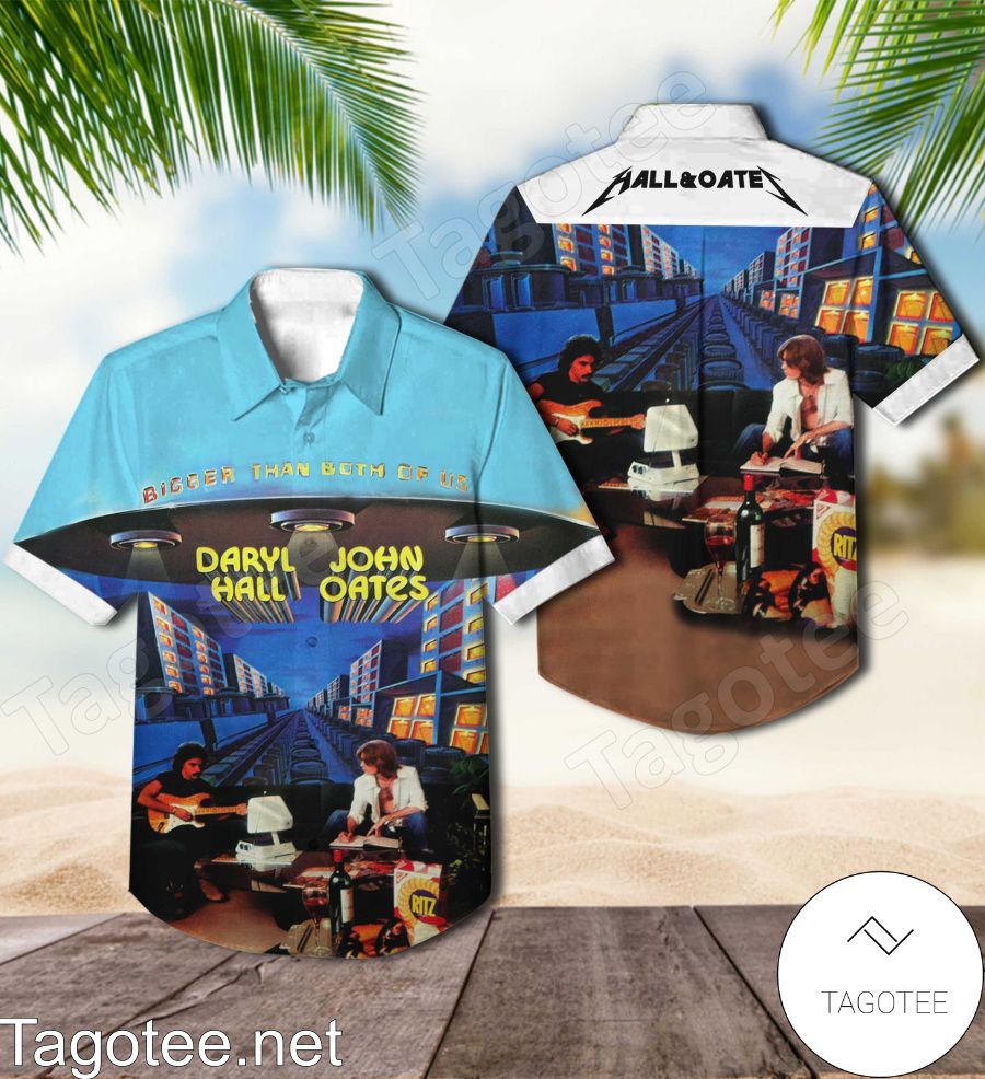 Daryl Hall And John Oates Bigger Than Both Of Us Album Cover Hawaiian Shirt