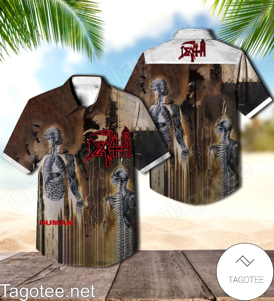 Death Human Album Cover Hawaiian Shirt