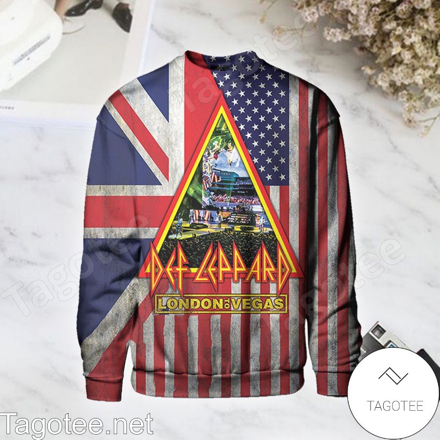 Def Leppard London To Vegas Album Cover Long Sleeve Shirt