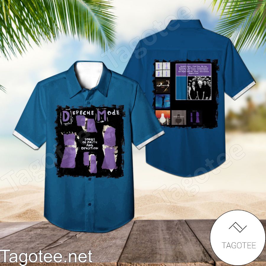 Depeche Mode Songs Of Faith And Devotion Album Cover Hawaiian Shirt