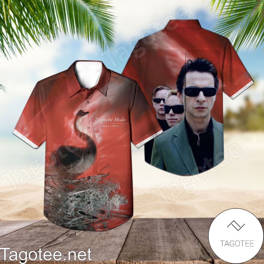 Depeche Mode Speak And Spell Album Cover Hawaiian Shirt
