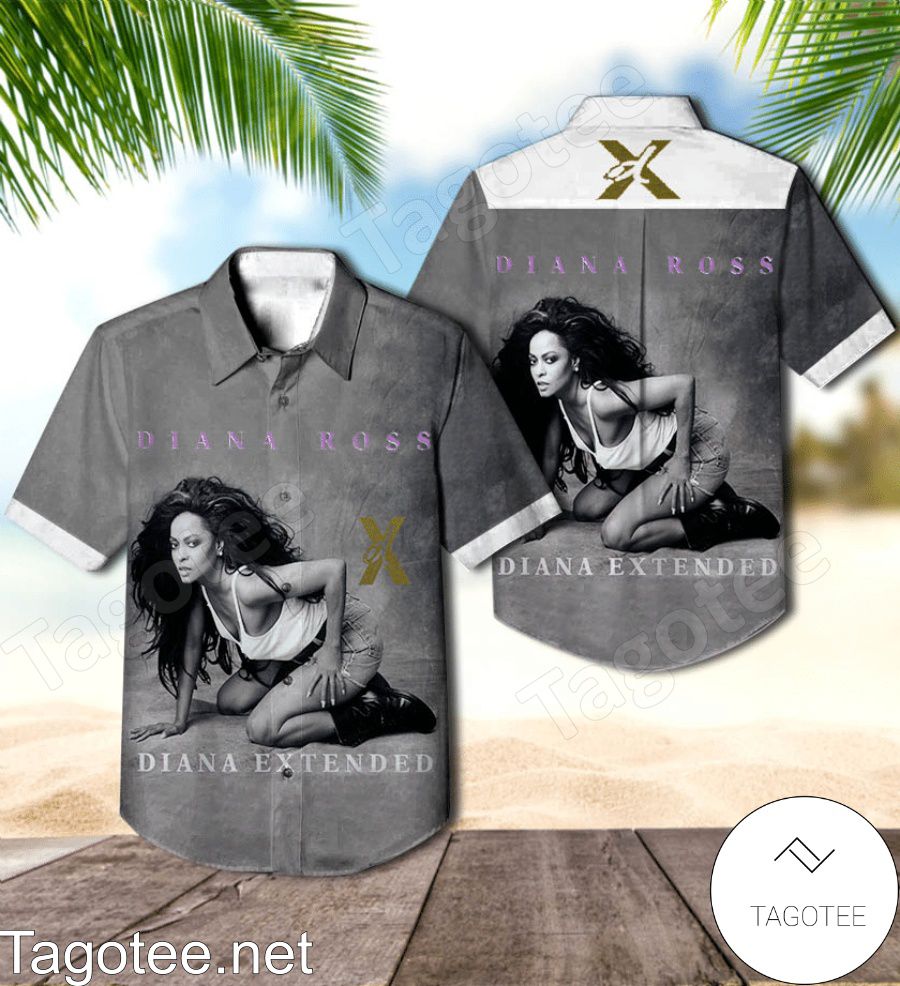 Diana Extended The Remixes Album Cover Hawaiian Shirt