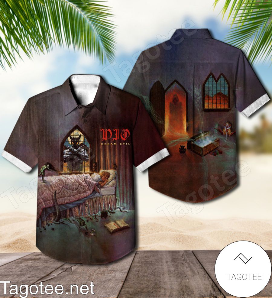 Dio Dream Evil Album Cover Hawaiian Shirt