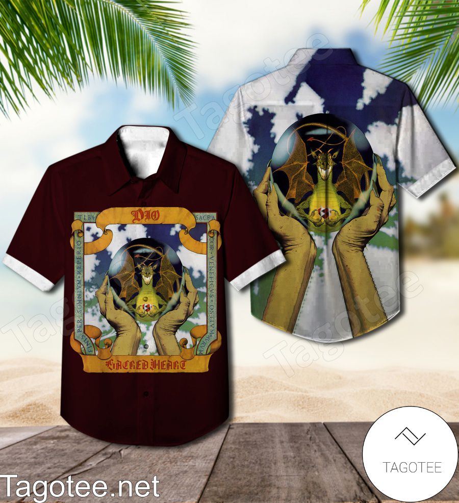 Dio Sacred Heart Album Cover Hawaiian Shirt