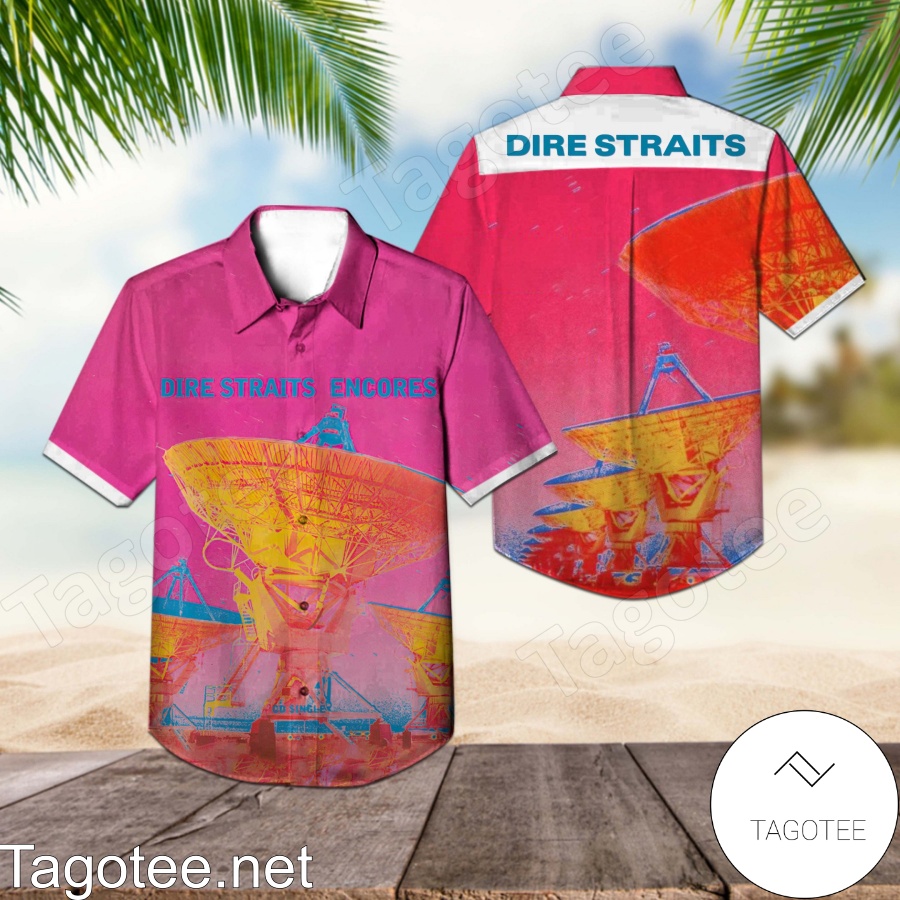 Dire Straits Encores Album Cover Hawaiian Shirt