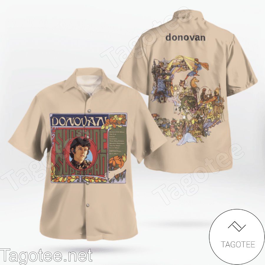 Donovan Sunshine Superman Album Cover Hawaiian Shirt