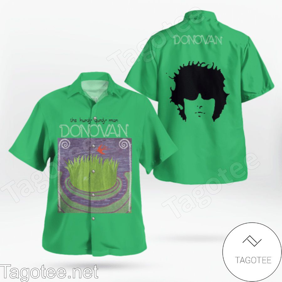 Donovan The Hurdy Gurdy Man Album Cover Hawaiian Shirt