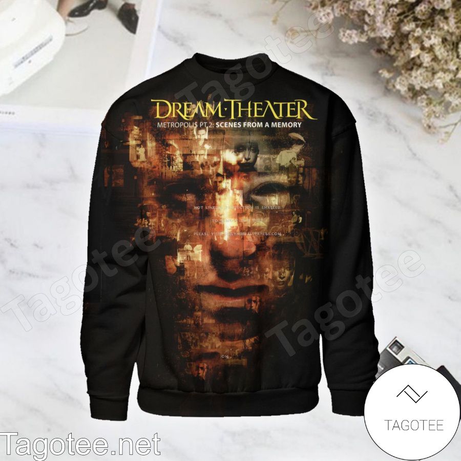 Dream Theater Metropolis Pt. 2 Scenes From A Memory Album Cover Long Sleeve Shirt