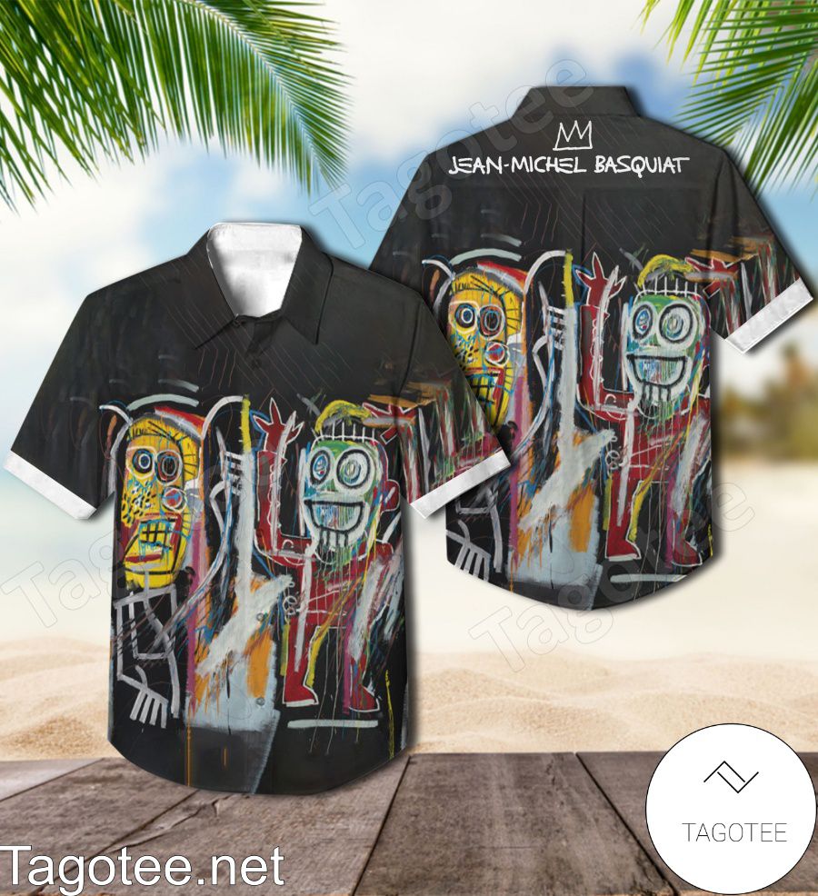 Dustheads Painting By Jean-michel Basquiat Hawaiian Shirt